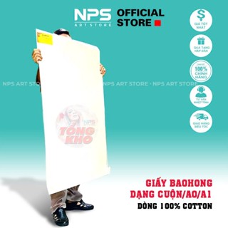  Giấy Vẽ Màu Nước Giấy Vẽ BÁO HỒNG Baohong Cold Hot Rough Dòng 100% Cotton 300g A1  A0  Dạng cuộn 