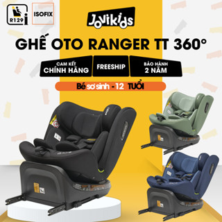 Ghế Ô Tô Jovikids Ranger TT xoay 360 - i-size R129 + Isofix (cho bé cao 40 - 150 cm)