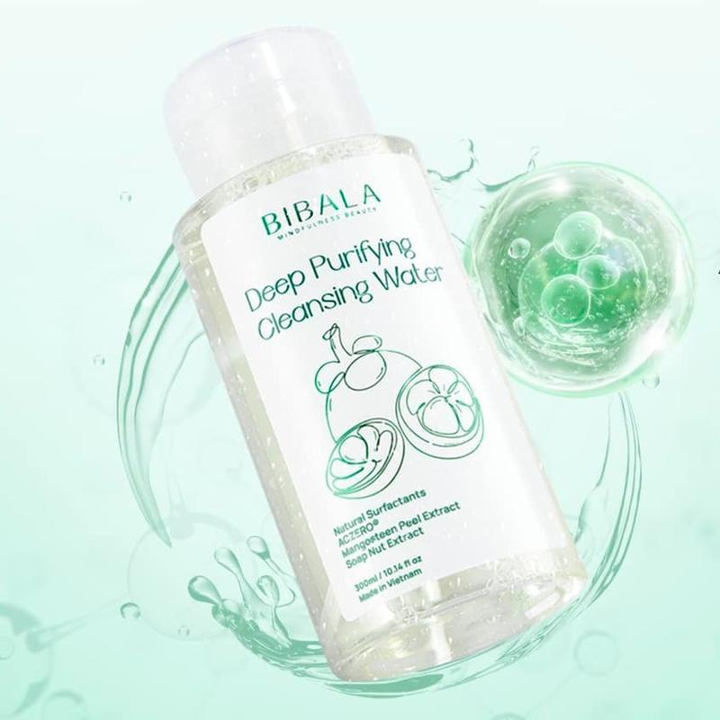 Nước tẩy trang lành tính dịu da DEEP PURIFYING CLEANSING WATER BIBALA