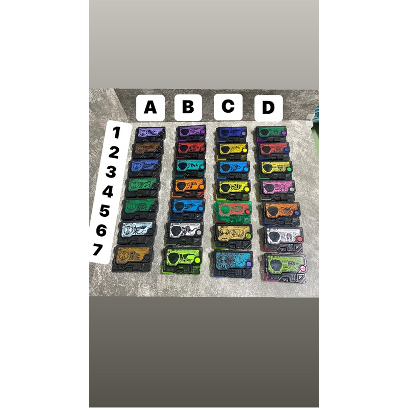 Candy/Gashapon PROGISE KEY CHÍNH HÃNG 2nd, Kamen Rider 01, Hiệp sĩ mặt nạ 01, Kamen Rider Zero One