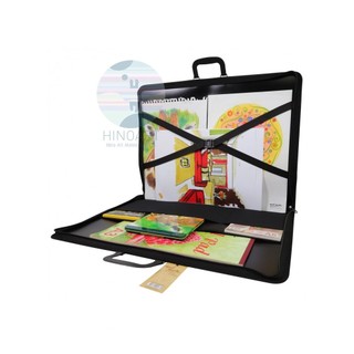 Cặp đựng tranh Mont Marte Portfolio - màu đen - A2/A3