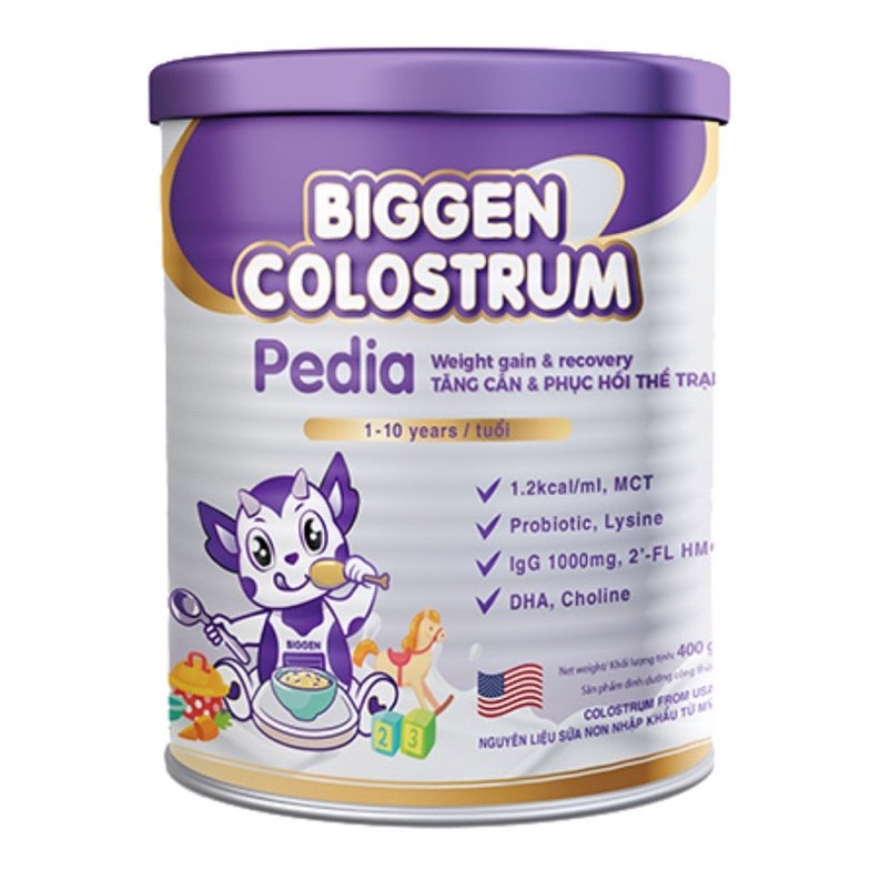 Sữa Biggen Colostrum Pedia 800g