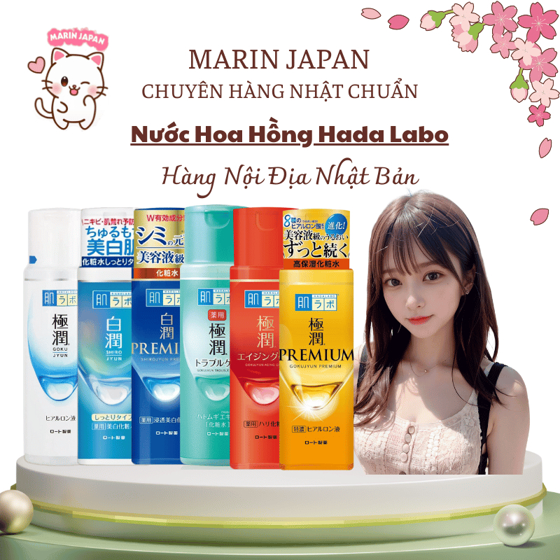 (Đủ Bill, Chuẩn Auth) Nước Hoa Hồng Hada Labo