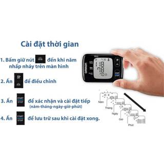 Máy Đo Huyết Áp Cổ Tay OMRON HEM-6232T Bảo Hành 5 Năm