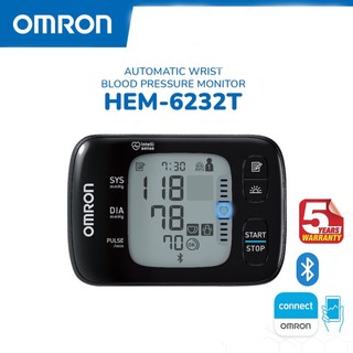 Máy Đo Huyết Áp Cổ Tay OMRON HEM-6232T Bảo Hành 5 Năm