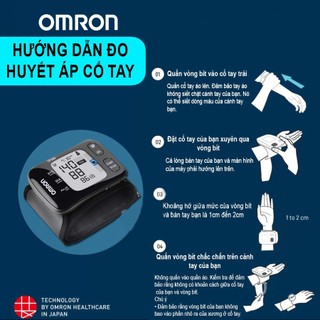 Máy Đo Huyết Áp Cổ Tay OMRON HEM-6232T Bảo Hành 5 Năm