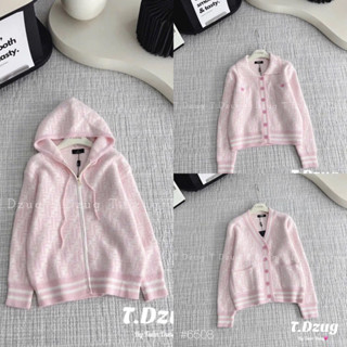 Áo len hồng Fen di QCL1 [ Về sẵn áo mũ]