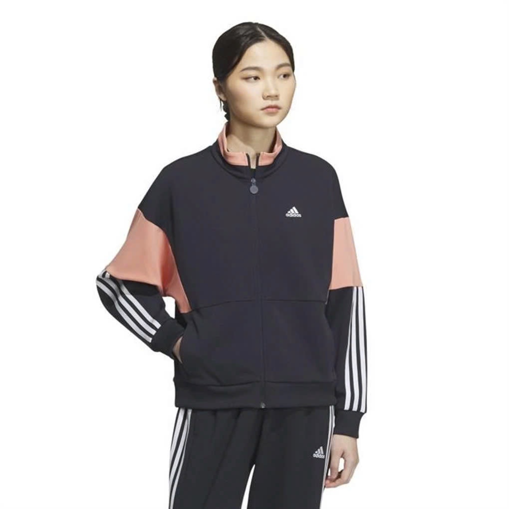 [ Auth] Áo Khoác Thể Thao Nữ Das Women 3stripe Jacket Chất liệu thun Poly Co Giản thể thao, thiết kế