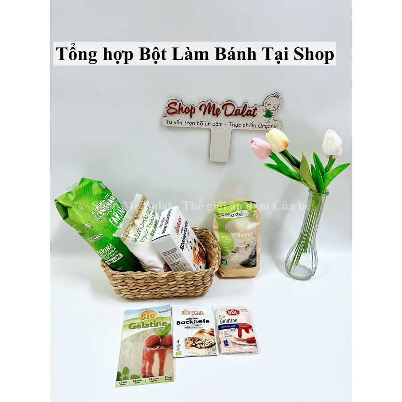 Tổng hợp bột làm bánh/ bột mì/ bột bắp/ bột năng/bột bắp/ tinh bột bắp/ gelatin/men nở/đường cho bé ăn dặm-Shop Mẹ Dalat