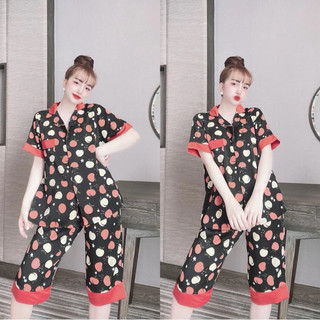 (20 MẪU) Bộ pijama lửng lụa Bigsize