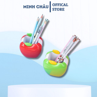 Cốc cắm bút deli 9139 φ65 x 85 mm đỏ, xanh lá