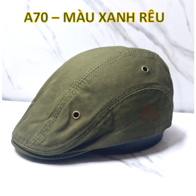 Mũ bê rê thời trang bít đuôi Mũ nồi nam, Nón Beret, Nghệ Sĩ thời trang, Nón mỏ vịt - Mũ Nồi Nam (A70)