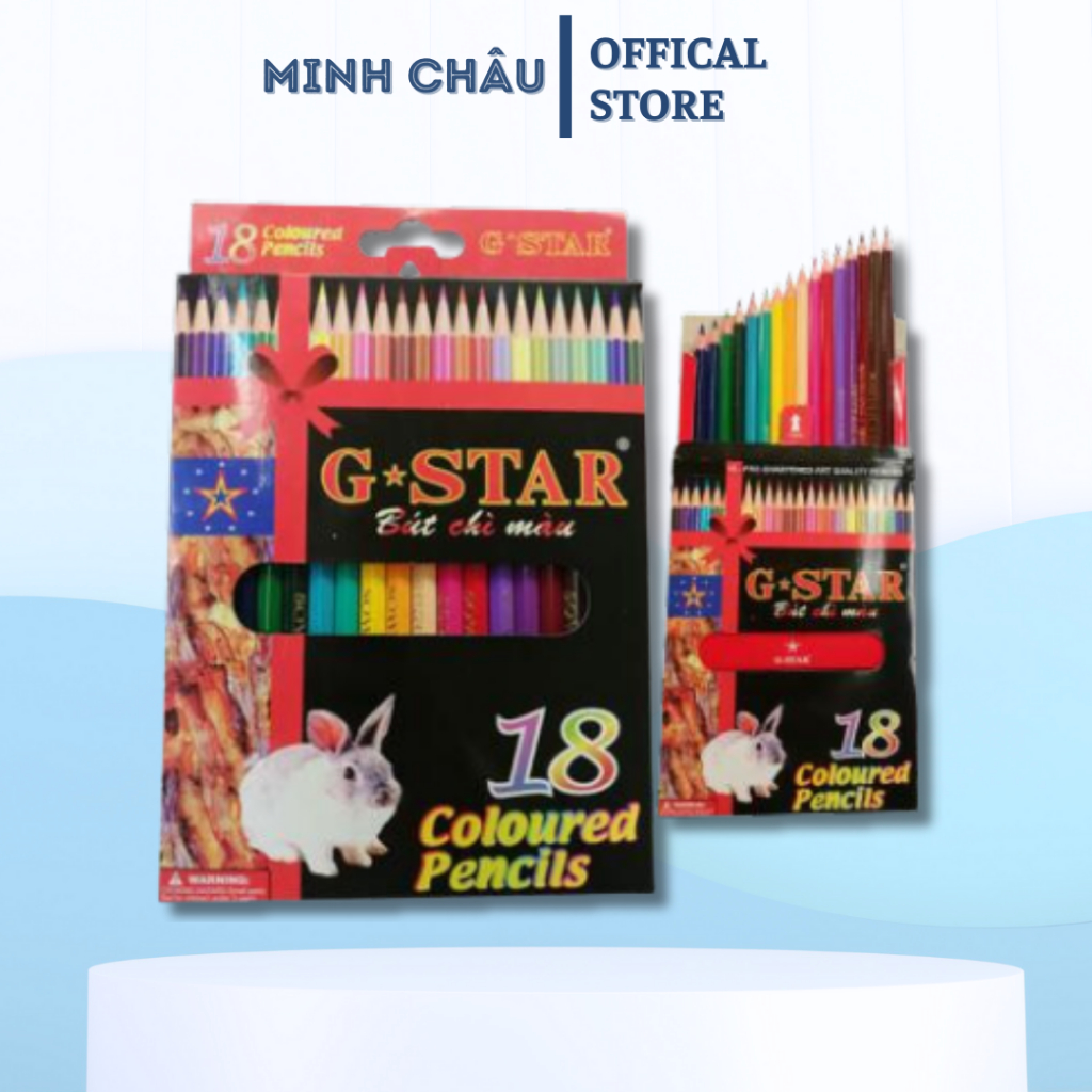 Bút Chì Màu GSTAR Đỏ 12/ 18 /24 Màu-CMD