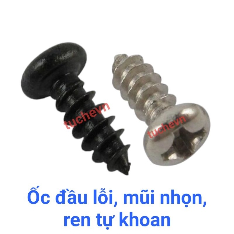Ốc vít PA3-4*8/10/12mm thông dụng