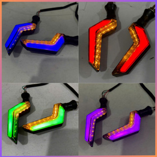 Giá 1 Cặp - Xi Nhan Chữ Z Hiệu Ứng Audi Đuổi  Gấp Khúc - Gắn Thông Dụng Xe Máy - Điện 12v