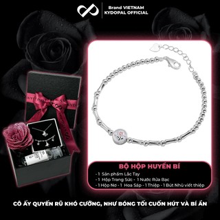  Lắc tay bạc KYDOPAL charm hoa cá tính trang sức nữ cao cấp ý 925 - PAL9B6L2 
