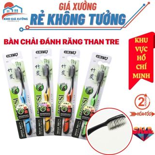 COMBO 10 Bàn Chải Đánh Răng Than Tre Hoạt Tính Hàn Quốc - Chất Lượng Tốt Loại 1
