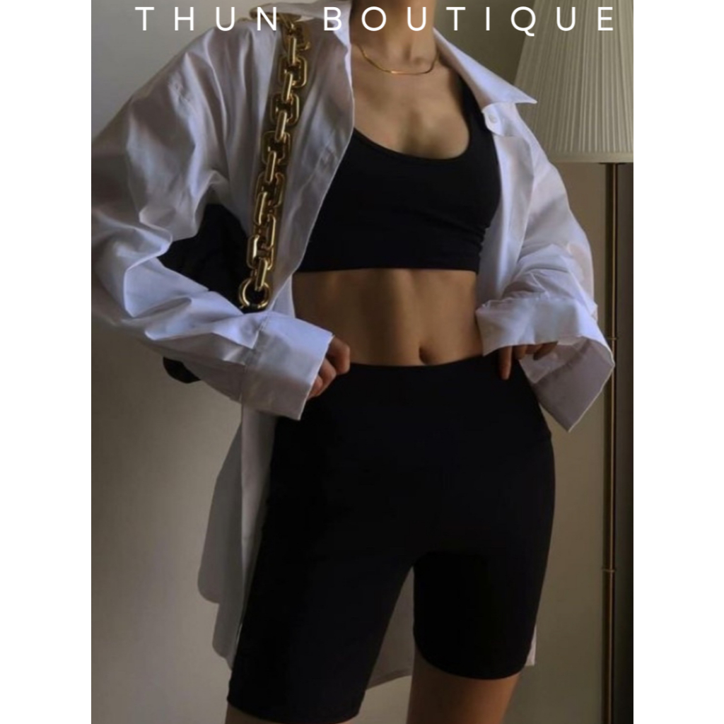 Quần Biker Short, Quần Legging Nữ Dáng Ngố - Thun Boutique