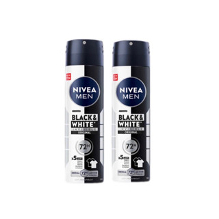 COMBO 2 chai xịt khử mùi NIVEA Men Black&White Invisible 150ml-Thái Lan
