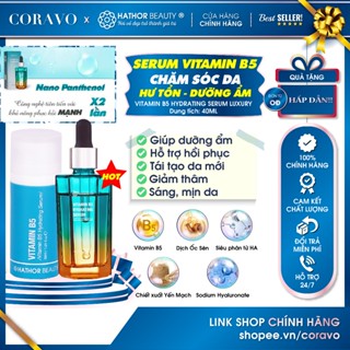 Serum B5 chăm sóc da hư tổn dưỡng ẩm VITAMIN B5 HYDRATING SERUM Hathor Beauty (Kim Thiên Hoa) 40ml - Coravo