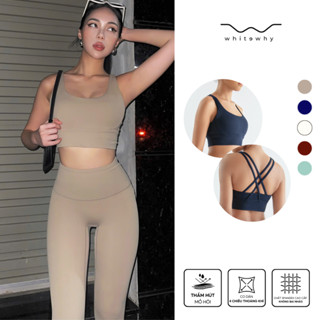 Set đồ tập thể thao nữ cao cấp WHITEWHY ZenFit tập Gym, Yoga, Pickleball - tôn dáng, co giãn, thoáng khí