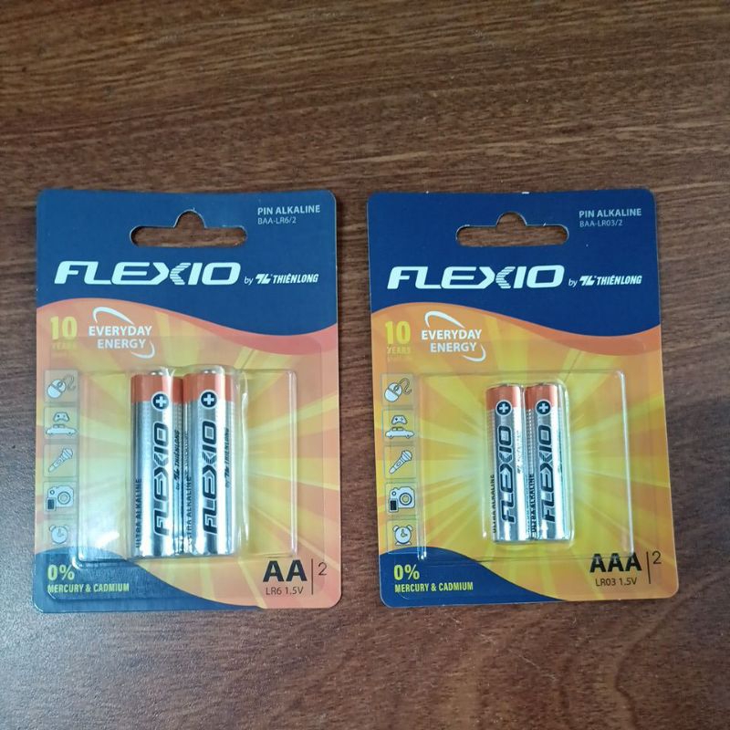 VỈ 2 VIÊN PIN FLEXIO - THIÊN LONG