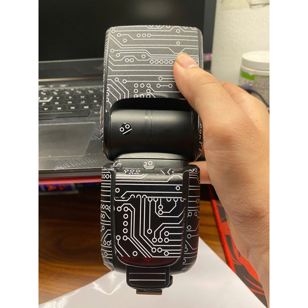 Decal chống xước cho Flash các dòng Canon Sony Nikon Fuji - Flash Godox V860,Flash Godox V1,GODOX TT