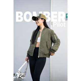 Áo jacket nữ bomber pilot trần bông 3 lớp, áo khoác cản gió, cản nước, chống bụi WJK301