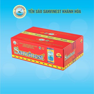 Nước Yến sào Sanvinest Khánh Hòa, thùng 30 lon 190ml - Yến sào 7.5%