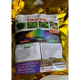 Phân bón vi lượng Tinh vôi MKA gói 4kg giúp tẩy rong rêu, rửa vườn, nâng pH nhanh
