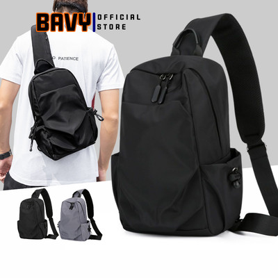Túi đeo chéo nam to, Balo đeo chéo vải chống nước đựng sách vở laptop nhiều ngăn, chống trộm BAVY FASHION BL03IK