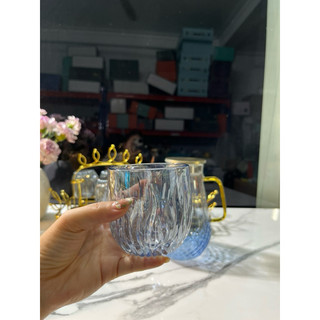 Bộ bình 6 Cốc Thuỷ Tinh Lửa Ánh Xanh