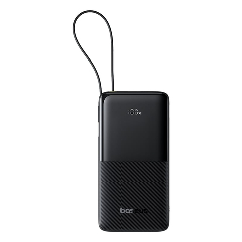 Pin Dự Phòng Baseus Bipow 2 Digital Display With Built-in USB-C Cable 10000mAh/20000mah 20W