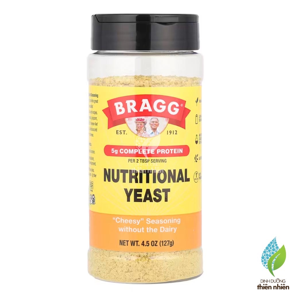 [DATE 12/2026] Men Dinh Dưỡng Bragg Nutritional Yeast, 127g