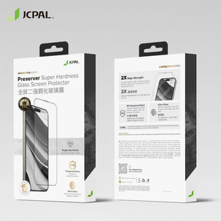 Kính Cường Lực Trong Suốt Viền Mỏng JCPAL Preserver Siêu Cứng Cho iPhone 17 Pro Max 16 Plus 15 14