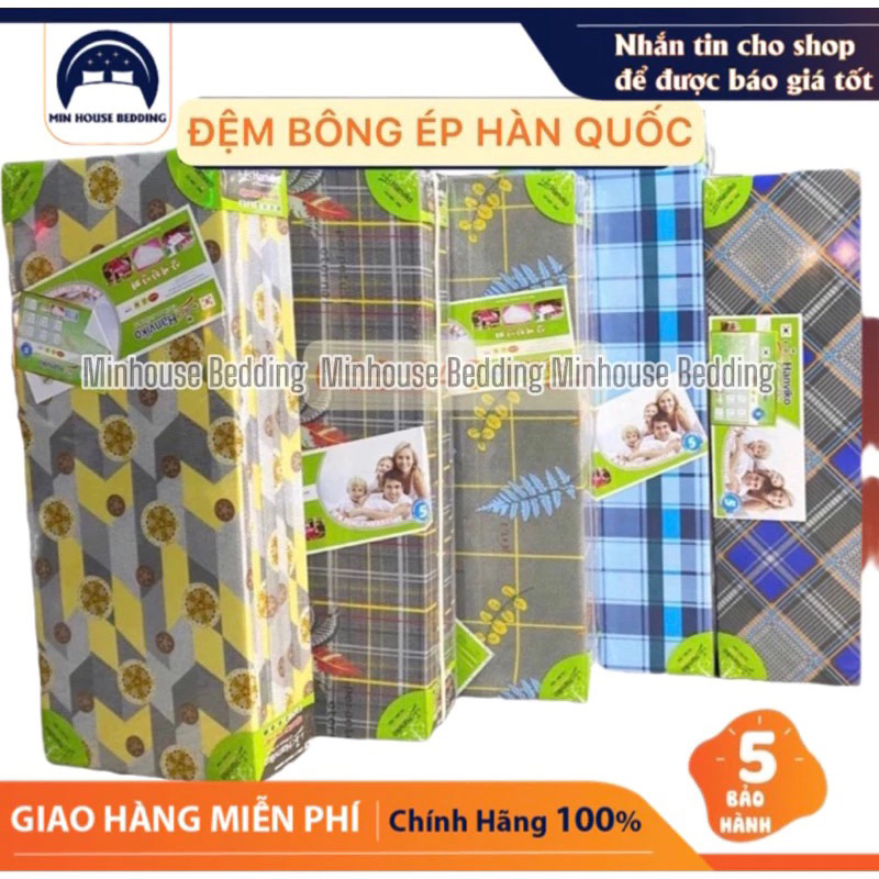 ĐỆM BÔNG ÉP HANVIKO KÍCH THƯỚC 200*220