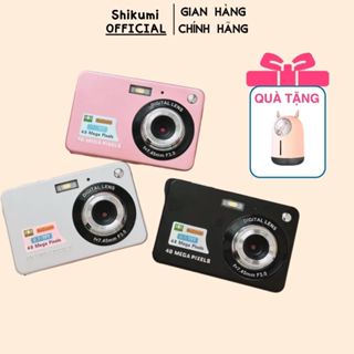 [Tặng thẻ nhớ 4GB ] Máy ảnh kĩ thuật số digital mini camera v2 SHIKUMI - quay, chụp 48MP, siêu mỏng nhỏ gọn
