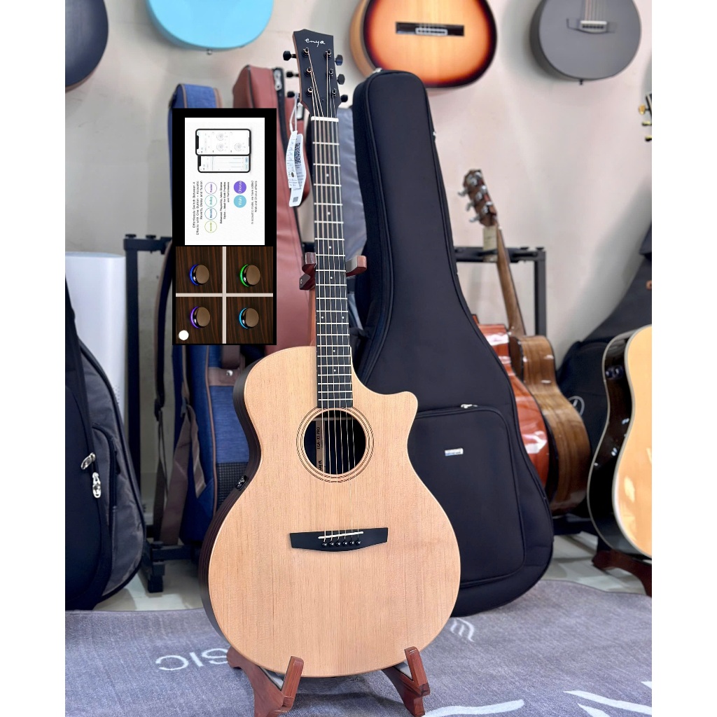 Guitar Enya EGA X1 PRO EQ SP1 2024 - Phiên Bản Smart Mới Nhất Kết Nối App Điện Thoại