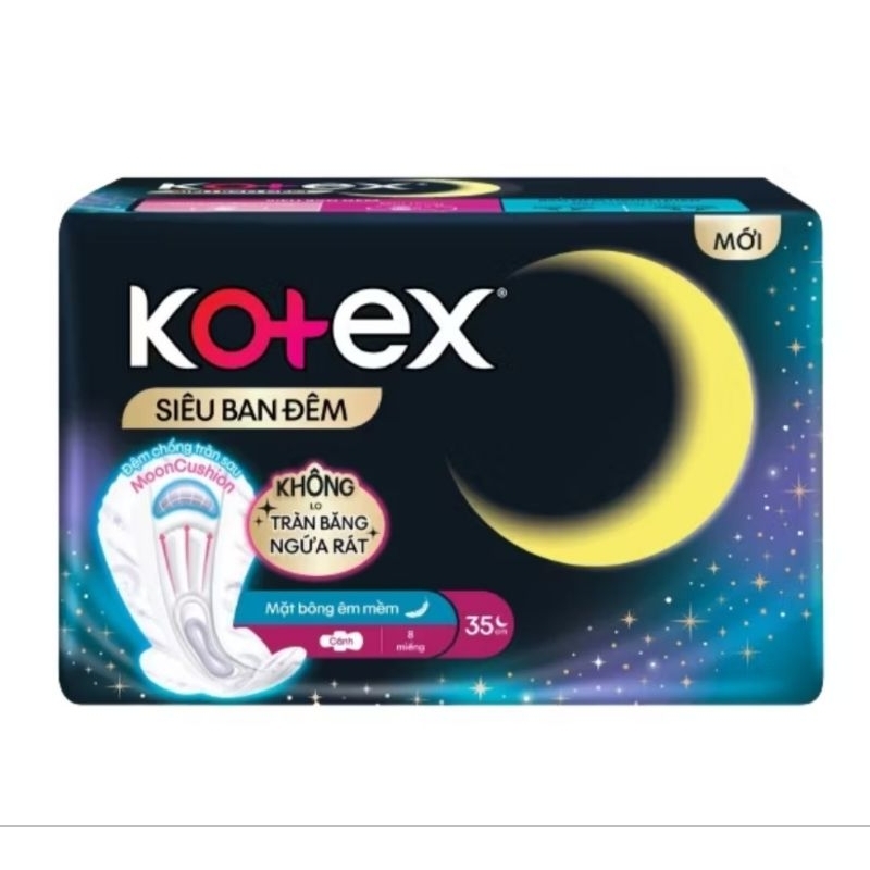 Băng vệ sinh Kotex đêm 35cm (3 miếng)