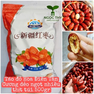 Táo đỏ size đại/vừa Hòa Điền Tân Cương dẻo ngọt nhiều thịt túi 500gr