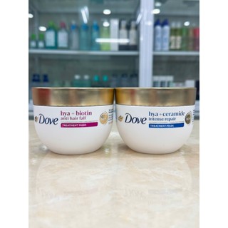  Kem Ủ Tóc Phục Hồi Hư Tổn DOVE Biotin Ceramide Repair Anti Hair Fall Treatment Mask 300ml Chính Hãng Công Ty 