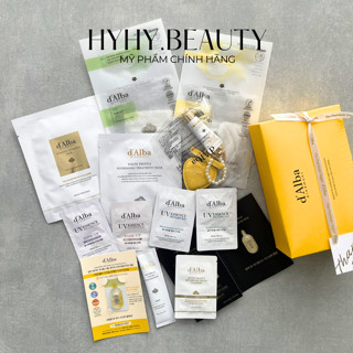 Sample kem chống nắng D'ALBA Tone-Up Correcting Sun Cream, Kem dưỡng sáng da Vita Toning Capsule Cream