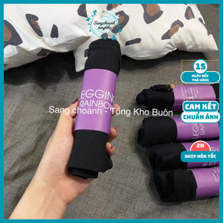 Quần legging lửng tháiQuần legging ngố đùi thái cạp chun siêu mịnkèm ảnh thật trải sàn