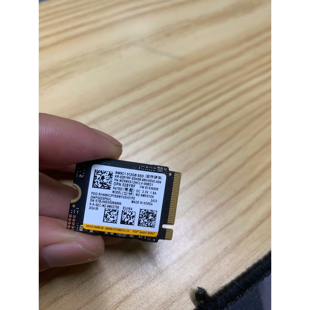 Ổ Cứng SSD Samsung BM9C1 1TB/512GB/256G M2 NVMe Kích Thước 2230 Gen4 x4 - Bảo Hành 3 Năm(ĐẶC BIẾT TH