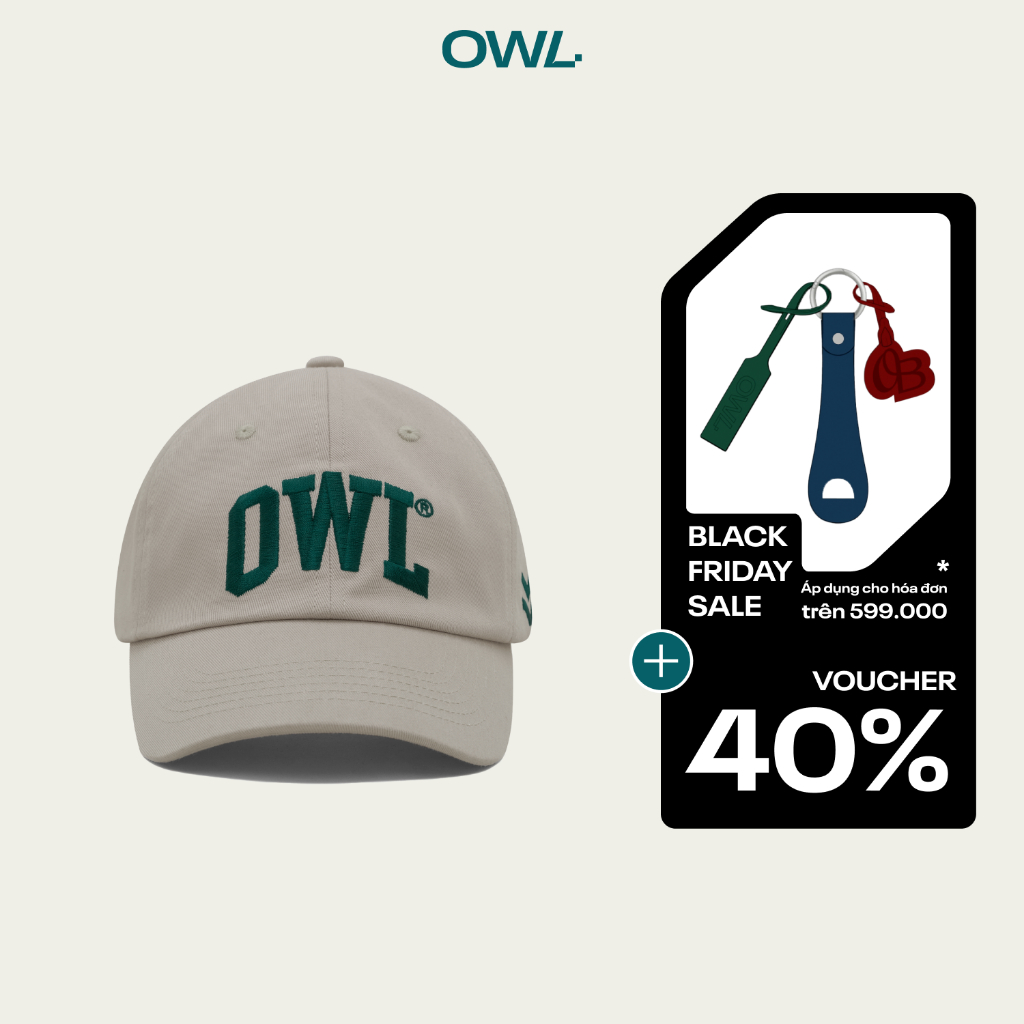 Mũ/nón lưỡi trai Owlbrand Retro/Tan