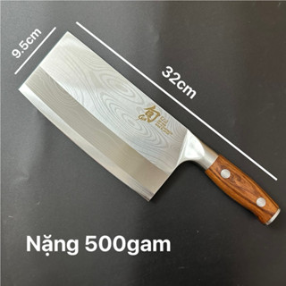 Dao vừa chặt vừa thái chuyên chặt gà vịt ngan - chuẩn Nhật sắc bén, thép không gỉ