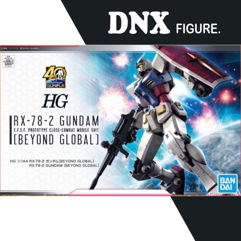 Mô hình lắp ráp HG Gundam RX-78-2 Gundam Beyond Global (New Seal)