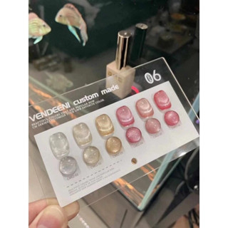 Set sơn gel mắt mèo ánh trăng vendeni cao cấp 6 chai [ Tặng kèm bảng màu ]