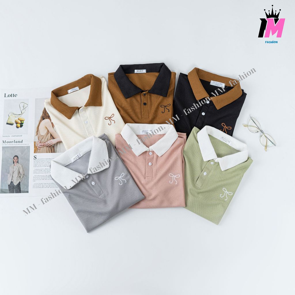 P2 Áo Polo Ngắn Tay Phối Nhiều Màu Size S Đến 3Xl từ 38kg đến 85kg , dễ mặc dễ phối đồ mẫu   THÊU NƠ | BigBuy360 - bigbuy360.vn