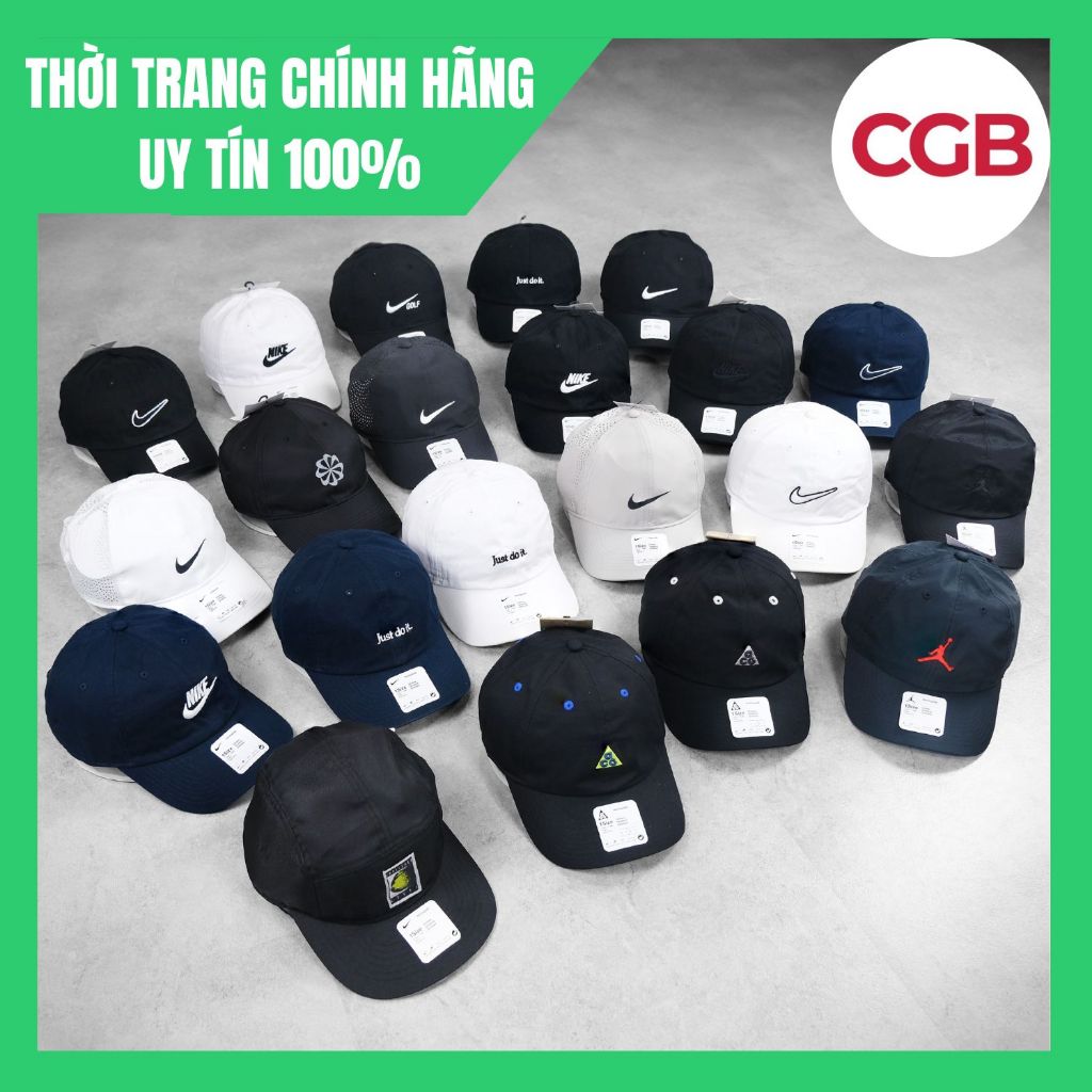 (𝗖𝗵𝗶́𝗻𝗵 𝗵𝗮̃𝗻𝗴 - CGB) Mũ/Nón lưỡi trai NIKE Heritage 86 Adjustable NIKE Cap
